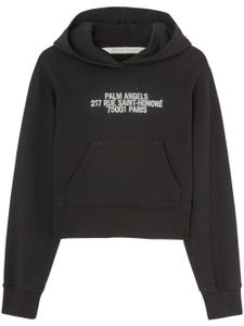 Palm Angels hoodie 75001 en coton - Noir