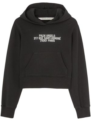 Palm Angels hoodie 75001 en coton - Noir