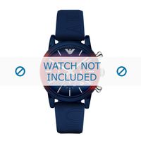 Horlogeband Armani AR1061 Silicoon Blauw 20mm - thumbnail