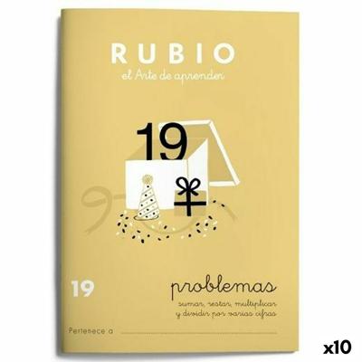 Wiskundeschrift Rubio Nº19 A5 Spaans 20 Lakens (10 Stuks)