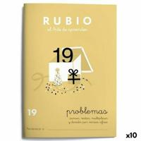 Wiskundeschrift Rubio Nº19 A5 Spaans 20 Lakens (10 Stuks)