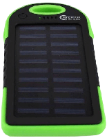 Hofftech Solar Powerbank 5000mAh - Opladen met Zonnepanelen