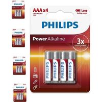 20 Stuks (5 blisters a 4st) - AAA R3 Philips Power Alkaline - thumbnail