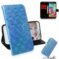 Voor Galaxy a2 core effen kleur kleurrijke magnetische Buckle horizontale Flip PU lederen draagtas met houder & kaartsleuven & portemonnee & Lanyard (