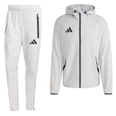 adidas Tiro Travel Windbreaker Trainingspak Grijs Zwart