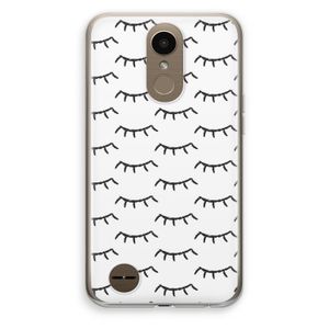 Wimpers: LG K10 (2017) Transparant Hoesje