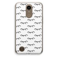 Wimpers: LG K10 (2017) Transparant Hoesje
