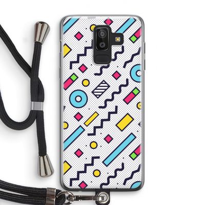 8-bit N°8: Samsung Galaxy J8 (2018) Transparant Hoesje met koord