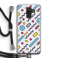8-bit N°8: Samsung Galaxy J8 (2018) Transparant Hoesje met koord