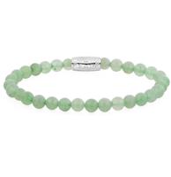 Rebel & Rose Danny Vera Coke Bottle Green With Silver PMD Logo Bracelet - 6mm-XL Rebel & Rose Danny Vera Coke Bottle Green With Silver PMD Logo Bracelet - 6mm-XL
