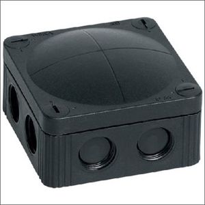 Wiska kabeldoos zwart 560051 M20 IP67 met schroef deksel RAL 85x85mm