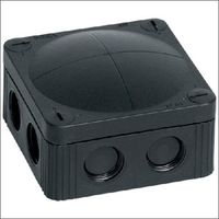 Wiska kabeldoos zwart 560051 M20 IP67 met schroef deksel RAL 85x85mm