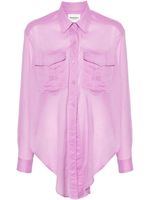 MARANT ÉTOILE chemise Nath à design asymétrique - Violet