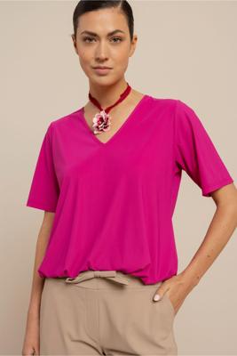 Studio Anneloes Vicky Shirt 13805 T-shirt Korte Mouw 5500 New Fuchsia