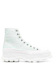 Alexander McQueen bottines Tread Slick - Vert