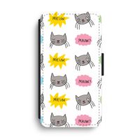Meow: iPhone XS Max Flip Hoesje