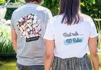 T-shirt mannen grijs Achterkant XL