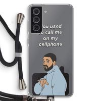 Hotline bling: Samsung Galaxy S21 FE Transparant Hoesje met koord