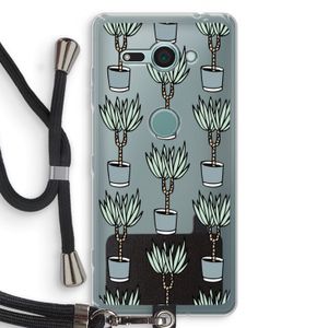 Boompje: Sony Xperia XZ2 Compact Transparant Hoesje met koord