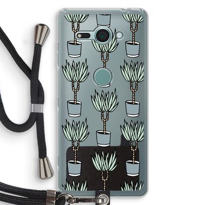 Boompje: Sony Xperia XZ2 Compact Transparant Hoesje met koord