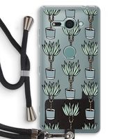 Boompje: Sony Xperia XZ2 Compact Transparant Hoesje met koord