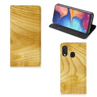 Samsung Galaxy A20e Book | Wallet Case | Licht Hout