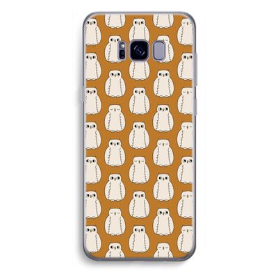 Uilen: Samsung Galaxy S8 Plus Transparant Hoesje
