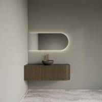 Badkamermeubelset Gliss Design Alluro 120 cm Links Ash Grey