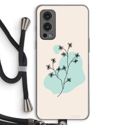Love your petals: OnePlus Nord 2 5G Transparant Hoesje met koord