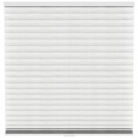 Leen Bakker - Fenstr Plisségordijn Sidney Dubbel 45mm Transparant - Off-white (10718) - Polyester - Wit - 120x10x10 Cm