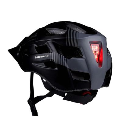 Volwassen Fietshelm Dunlop Zwart Grijs L 58-61 cm