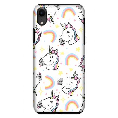 Rainbow Unicorn: iPhone XR Tough Case