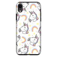 Rainbow Unicorn: iPhone XR Tough Case