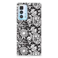 Motorola Edge 20 Pro TPU Case Black Flowers