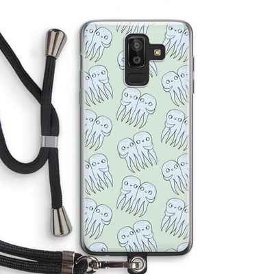 Octopussen: Samsung Galaxy J8 (2018) Transparant Hoesje met koord