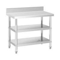 RVS werktafel - ECO - 100 x 60 cm - 199 kg - tussenplank - Royal Catering