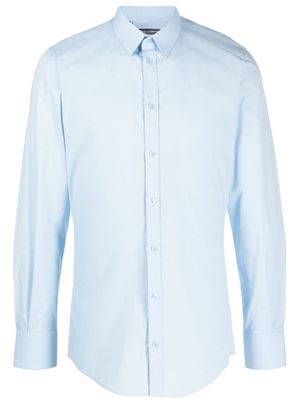 Dolce & Gabbana chemise boutonnée à manches longues - Bleu