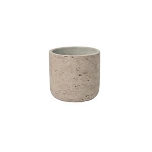 Sierpot Charlie M grijs D18xH17cm