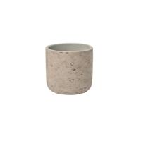 Sierpot Charlie M grijs D18xH17cm