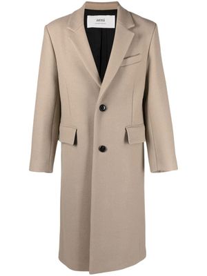AMI Paris manteau à simple boutonnage - Tons neutres