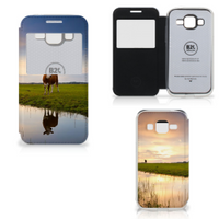 Samsung Galaxy Core Prime Telefoonhoesje met Pasjes Koe - thumbnail