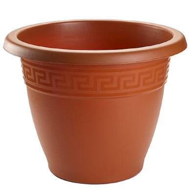 Plasticforte Plantenpot - terracotta bruin - 30x23 cm - bloempot - kunststof - rond