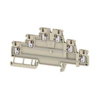 Weidmüller 2816930000 Meeretageklem Push-In-klem, Steekaansluiting Donkerbeige 50 stuk(s)