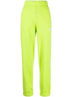 GANNI pantalon de jogging à logo brodé - Vert