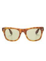 Oliver Peoples lunettes de soleil Mister Bunello à monture carrée - Marron