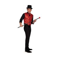 Kostuums voor Volwassenen My Other Me Showman Rood Vest M/L