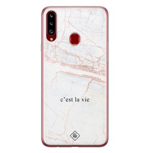 Samsung Galaxy A20s siliconen telefoonhoesje - C'est la vie