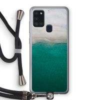 Stranded: Samsung Galaxy A21s Transparant Hoesje met koord