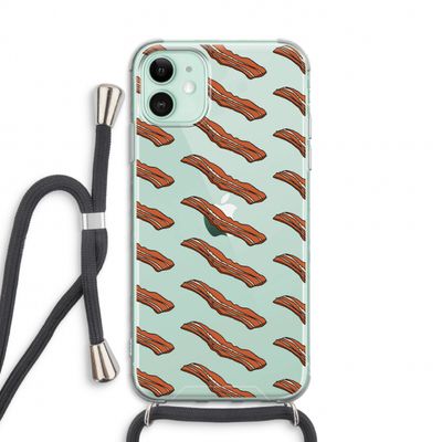 Bacon to my eggs #2: iPhone 11 Transparant Hoesje met koord