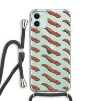 Bacon to my eggs #2: iPhone 11 Transparant Hoesje met koord